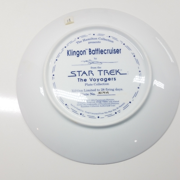 Star Trek the Voyagers Vintage Limited Edition Collectible Plates - Picture 5 of 16